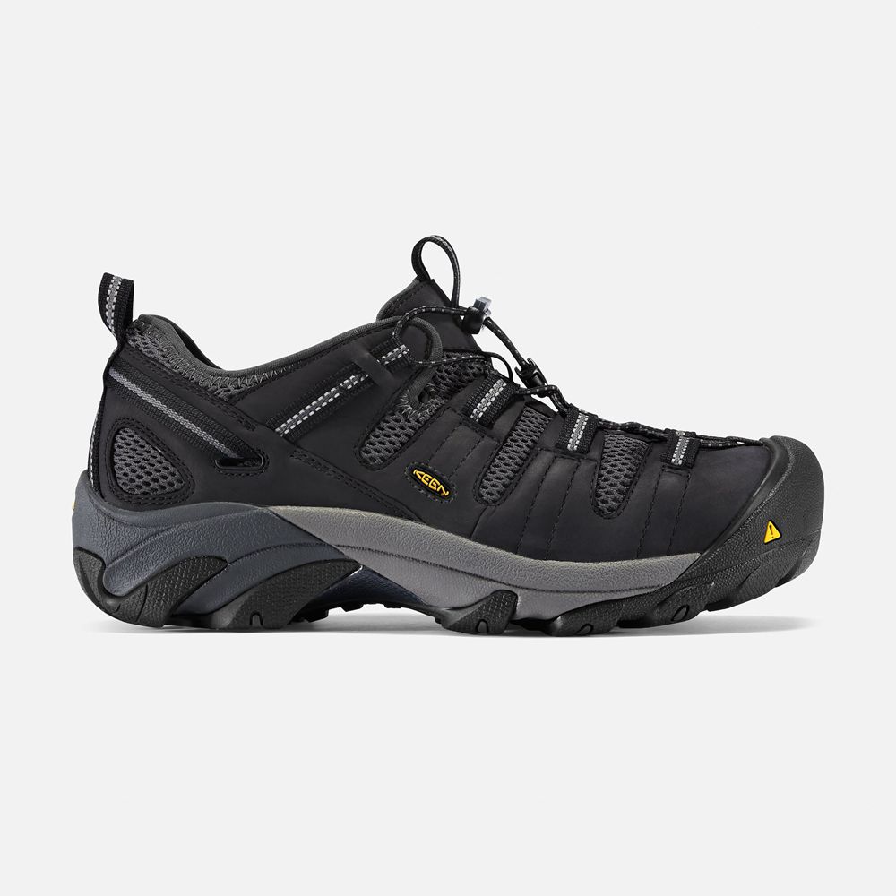 Chaussures de Travail Keen Homme Noir | Atlanta Cool (Steel Toe) | GXLRW-4758